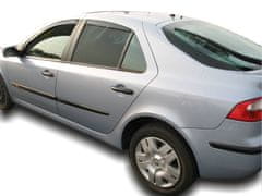 HEKO Deflektory / ofuky okien pre Renault Laguna II 4D LTB 2001-2007 4ks predne+zadne