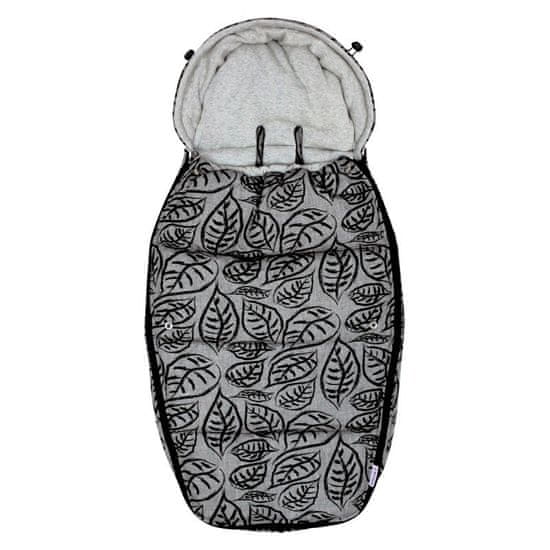 Footmuff veľ. L GREY LEAVES DeLuxe