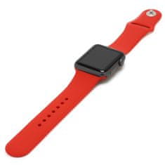 4wrist Silikónový remienok na Apple Watch – Červený 42/44/45/49 mm – S/M