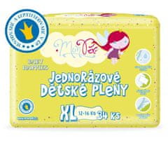 MonPeri jednorazové plienky XL (12-16 kg) 34ks