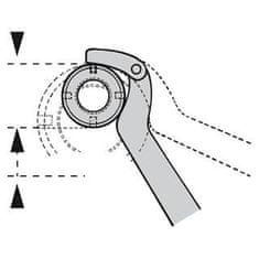 Tona Expert Kľúč hákový kĺbový, "C-kľúč" 19 - 51 mm Tona Expert E112601T
