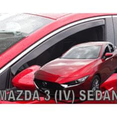 HEKO Deflektory okien HEKO Mazda 3 2019- (predné, sedan)