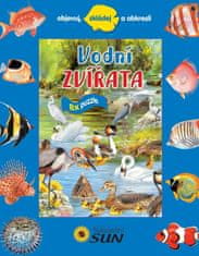 Vodní zvířata 8x puzzle - Objevuj, skládej a obkresli