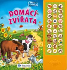 Domácí zvířata – kniha se zvuky