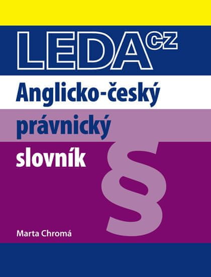 Marta Chromá: Anglicko-český právnický slovník