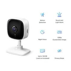 TP-LINK Home Security WiFi kamera, Day/Night view, 1080p Full HD resolution, Micro SD karta storage (Up to 128GB), H.264 V