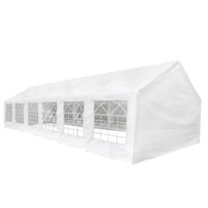 Vidaxl Biely párty stan 12 x 6 m