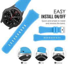 BStrap Silicone Sport remienok na Samsung Gear S3, teal