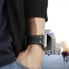 BStrap Leather Sport remienok na Apple Watch 38/40/41mm, Cofee