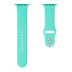 BStrap Soft Silicone remienok na Apple Watch 38/40/41mm, Mint Green