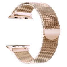 BStrap Milanese remienok na Apple Watch 42/44/45mm, Champagne