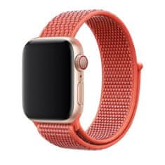 BStrap Nylon remienok na Apple Watch 38/40/41mm, Light Red