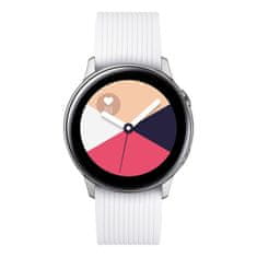 BStrap Silicone Line (Small) remienok na Samsung Galaxy Watch Active 2 40/44mm, white