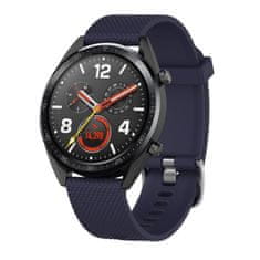 BStrap Silicone Bredon remienok na Huawei Watch GT/GT2 46mm, dark blue