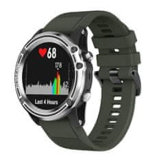 BStrap Silicone Acton remienok na Garmin Fenix 5x / 5x Plus / 6x / 6x Pro / 7x / 8 51mm, army green