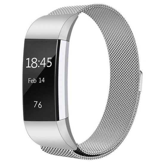 BStrap Milanese (Small) remienok na Fitbit Charge 2, silver