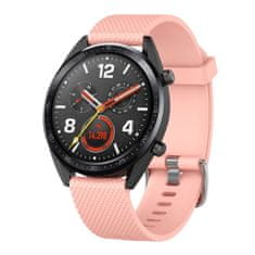 BStrap Silicone Bredon remienok na Huawei Watch GT/GT2 46mm, sand pink