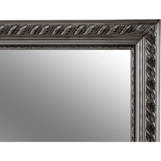KONDELA Zrkadlo, drevený rám strieborné farby, MALKIA TYP 5