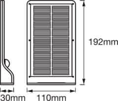 LEDVANCE LED DOORLED SOLAR SENSOR SI vonkajšie svietidlo s čidlom