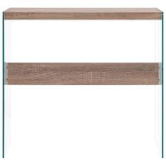 Vidaxl Konzolový stolík farba duba 82x29x75,5 cm MDF