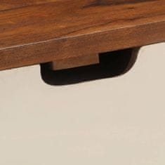 Petromila vidaXL Písací stôl 110x50x90 cm masívne akáciové drevo