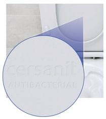 CERSANIT Wc sedadlo crea slim oval duroplast antib. softclose/ / jedno tlačidlo (K98-0177)