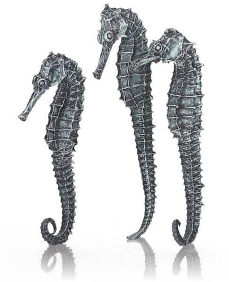 Oase Akváriová dekorácia biOrb seahorse 3 pack metallic black