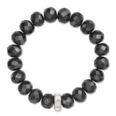 Thomas Sabo Náramok Obsidián , X0035-023-11-S, Charm Club, 925 Sterling silver, obsidian