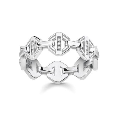 Thomas Sabo Prsteň "Vintage" , D_TR0037-725-14-54, Sterling Silver, 925 Sterling silver, white diamond