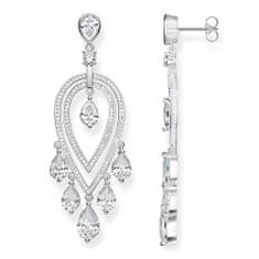 Thomas Sabo Náušnice "Biele kamene" , H2030-051-14, Sterling Silver, 925 Sterling silver, zirconia white