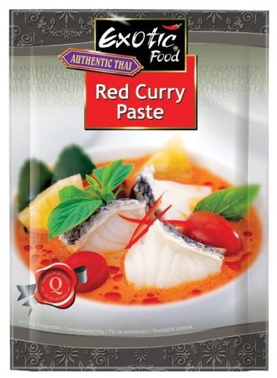 EXOTIC FOOD Červená kari pasta 12 × 50 g