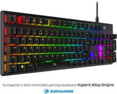 HyperX HP Alloy Origins herní klávesnice HX Aqua