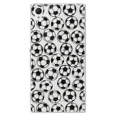 iSaprio Plastový kryt - Football pattern - black pre Sony Xperia Z1