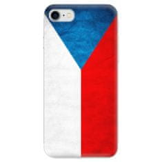 iSaprio Silikónové puzdro - Czech Flag pre Apple iPhone 7 / 8