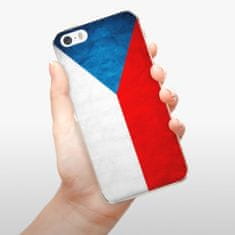 iSaprio Silikónové puzdro - Czech Flag pre Apple iPhone 5/5S/SE