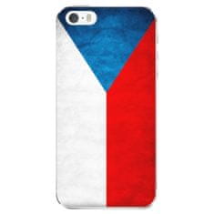 iSaprio Silikónové puzdro - Czech Flag pre Apple iPhone 5/5S/SE