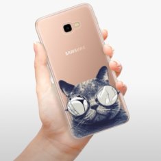 iSaprio Silikónové puzdro - Crazy Cat 01 pre Samsung Galaxy J4+