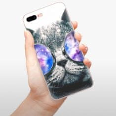 iSaprio Silikónové puzdro - Galaxy Cat pre Apple iPhone 7 Plus / 8 Plus