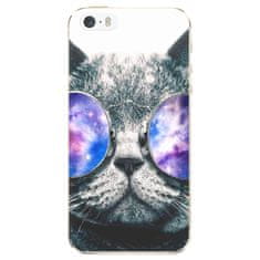 iSaprio Silikónové puzdro - Galaxy Cat pre Apple iPhone 5/5S/SE