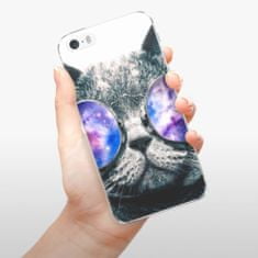 iSaprio Silikónové puzdro - Galaxy Cat pre Apple iPhone 5/5S/SE