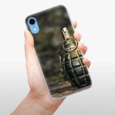 iSaprio Silikónové puzdro - Grenade pre Apple iPhone Xr