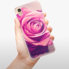 iSaprio Silikónové puzdro - Pink Rose pre Honor 8S