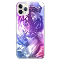 iSaprio Silikónové puzdro - Purple Tiger pre Apple iPhone 11 Pro Max
