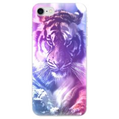 iSaprio Silikónové puzdro - Purple Tiger pre Apple iPhone 7 / 8