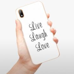 iSaprio Silikónové puzdro - Live Laugh Love pre Huawei Y5 2019