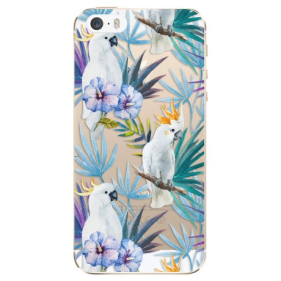 iSaprio Silikónové puzdro - Parrot Pattern 01 pre Apple iPhone 5/5S/SE