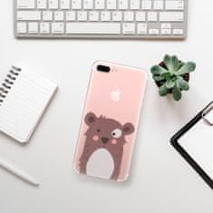 iSaprio Silikónové puzdro - Brown Bear pre Apple iPhone 7 Plus / 8 Plus