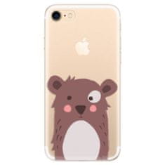 iSaprio Silikónové puzdro - Brown Bear pre Apple iPhone 7 / 8