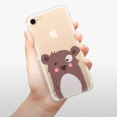 iSaprio Silikónové puzdro - Brown Bear pre Apple iPhone 7 / 8