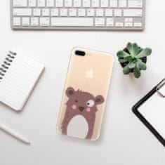 iSaprio Silikónové puzdro - Brown Bear pre Apple iPhone 7 Plus / 8 Plus